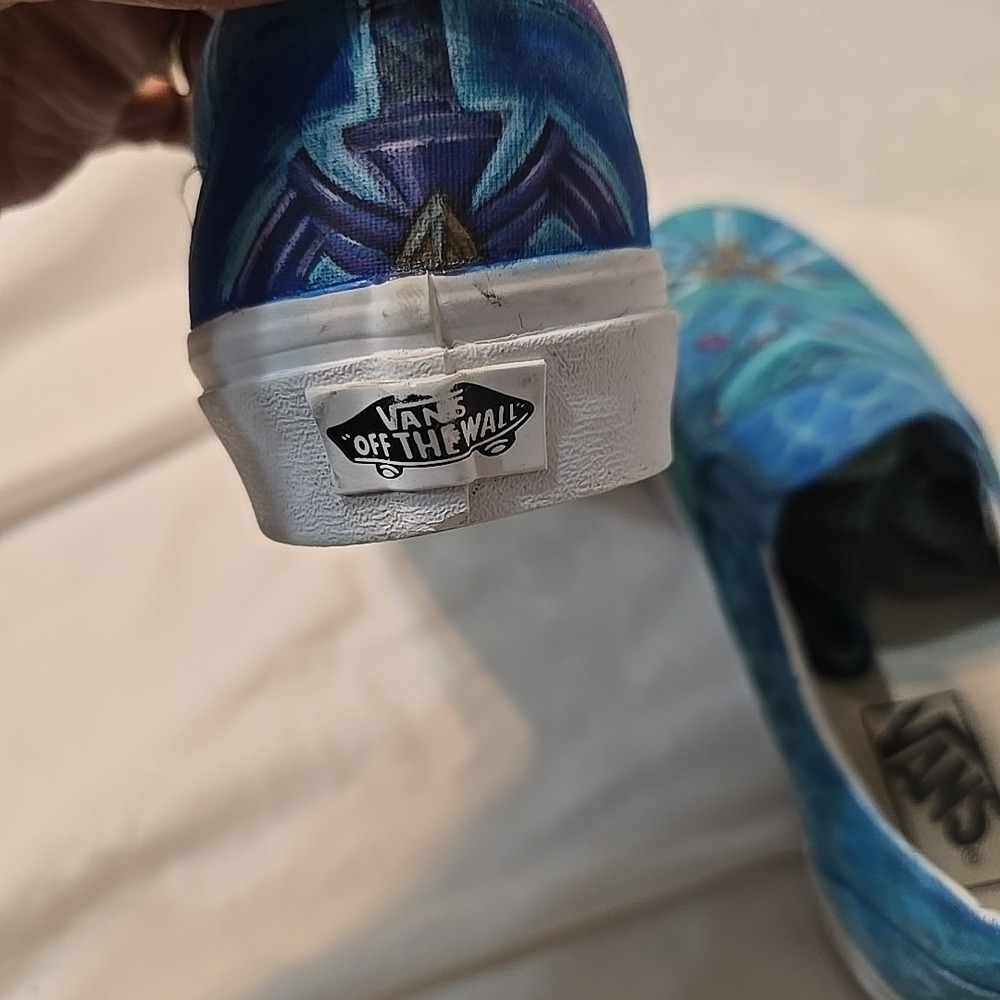 Vans Custom Painted The Legend Of Zelda Characters Zora And Fi Shoes Unisex - Picture 16 of 16